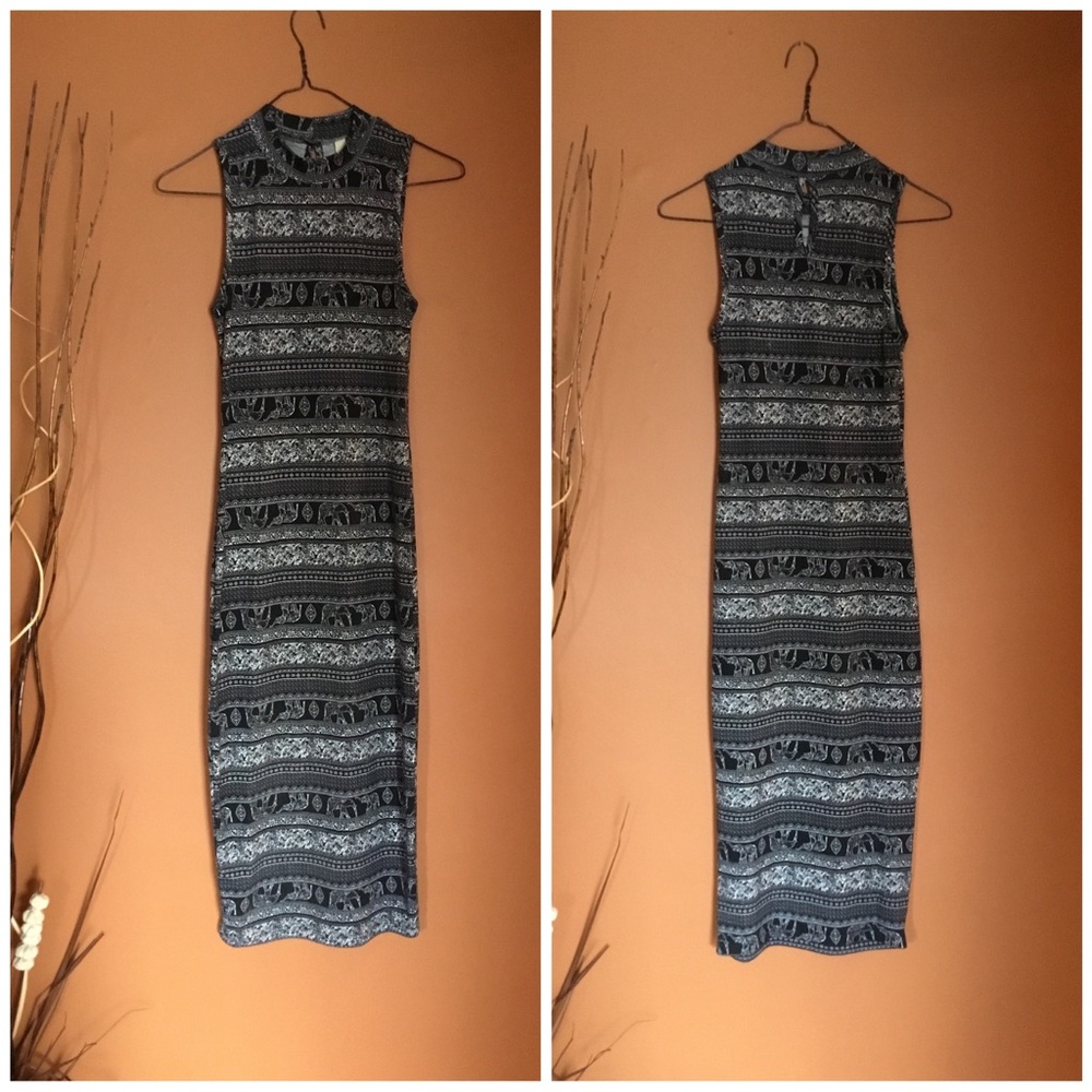 Ladies Midi-length dress. Sz M